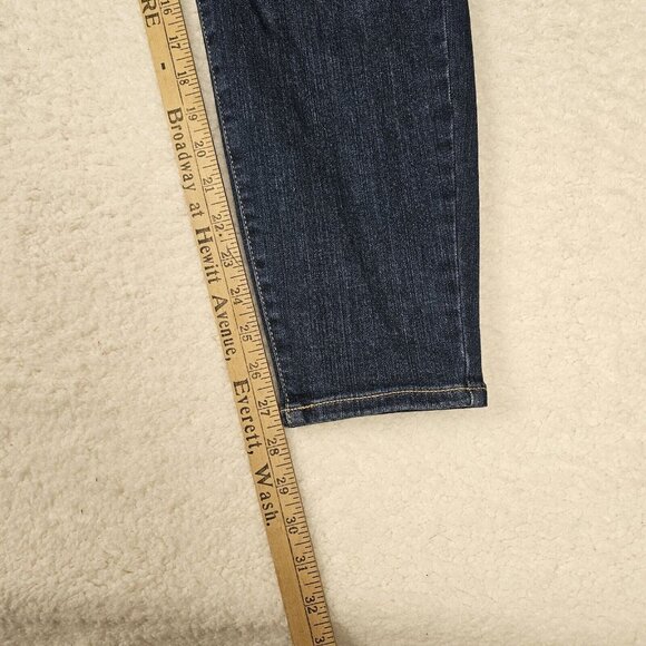 Torrid Premium Jeans Womens 18 Sky High Skinny Blue Denim Plus Size Ankle Preppy - Picture 7 of 14